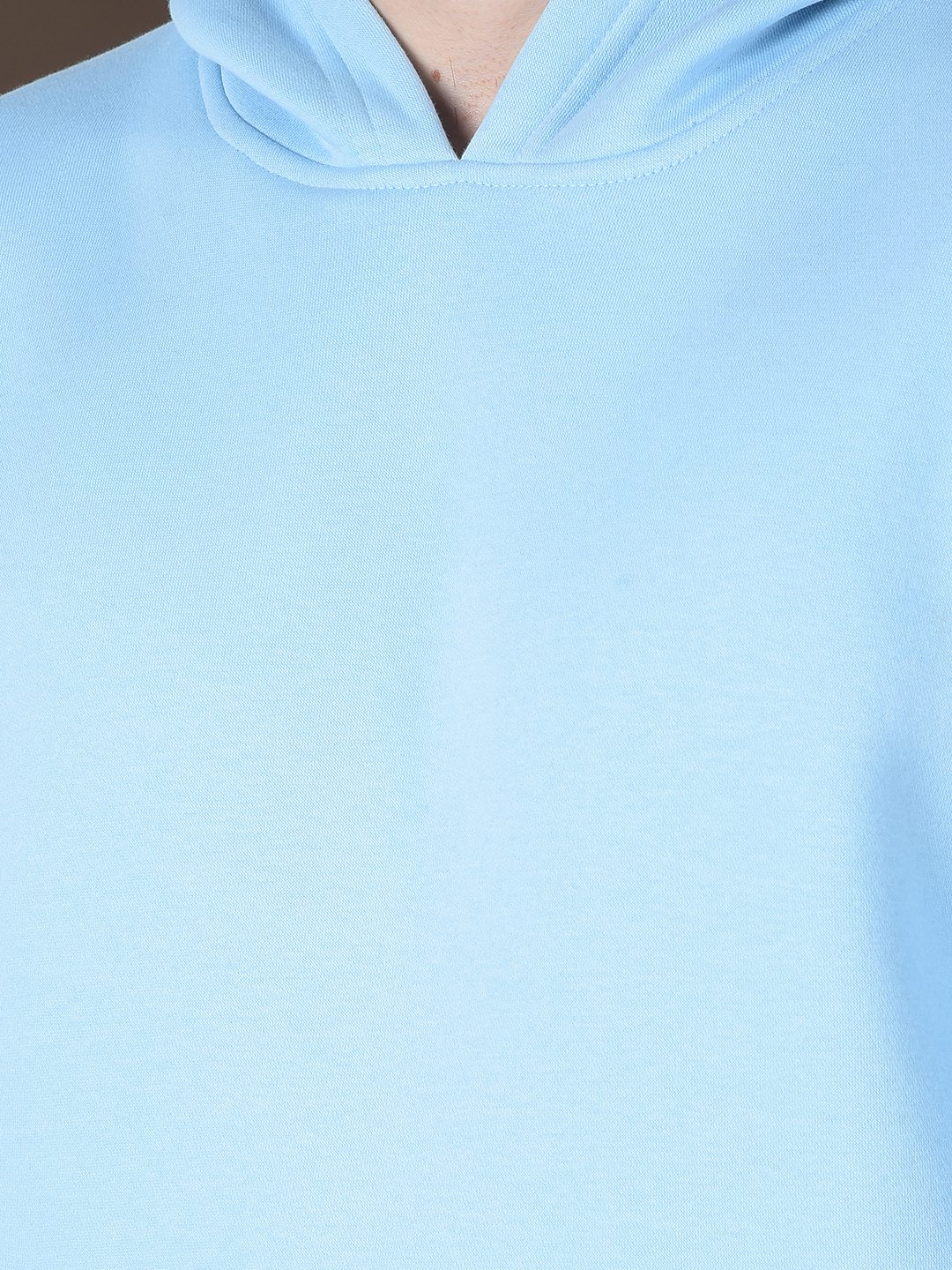 Solid Sky Blue Hoodie - Image 6