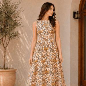Printed Co-Ord Set Sleeveless